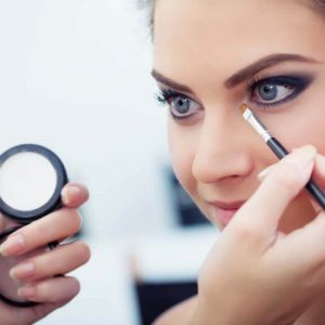 makeup application