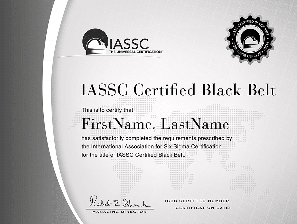 IASSC Lean Six Sigma Black Belt Training + Official Exam - Study 365