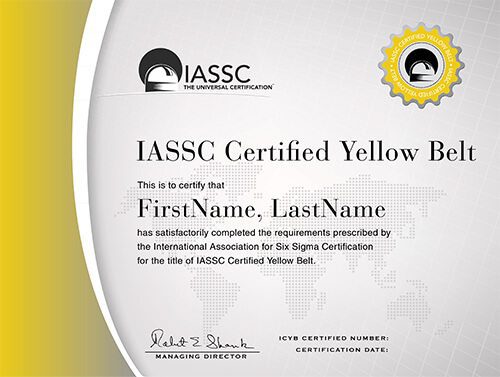 Green Belt Certificate Template