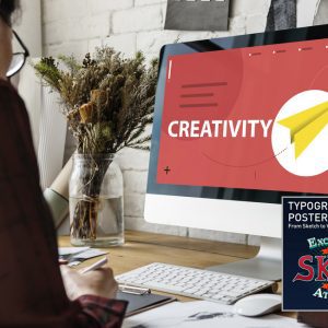 Adobe Photoshop & Illustrator: Adobe Typographic Poster Design – From Sketch to Vector